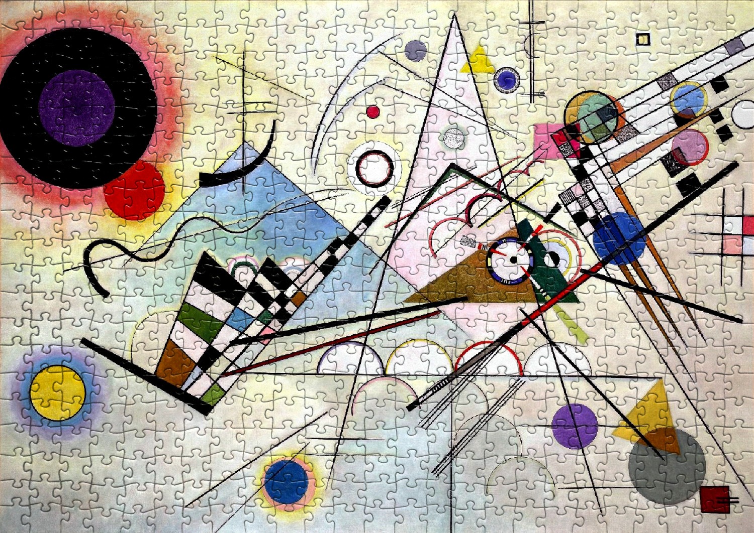 Les œuvres de Vassily Kandinsky en puzzles
