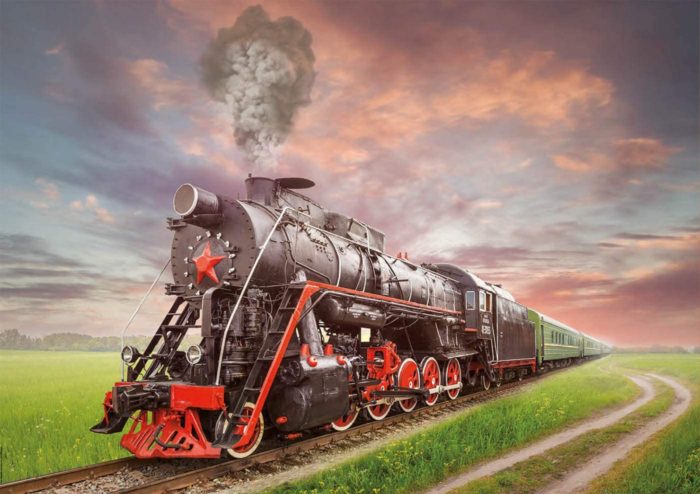 Locomotive à vapeur (2000 pièces)