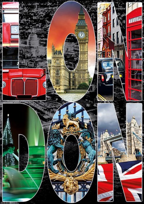 Londres collage (1000 pièces)