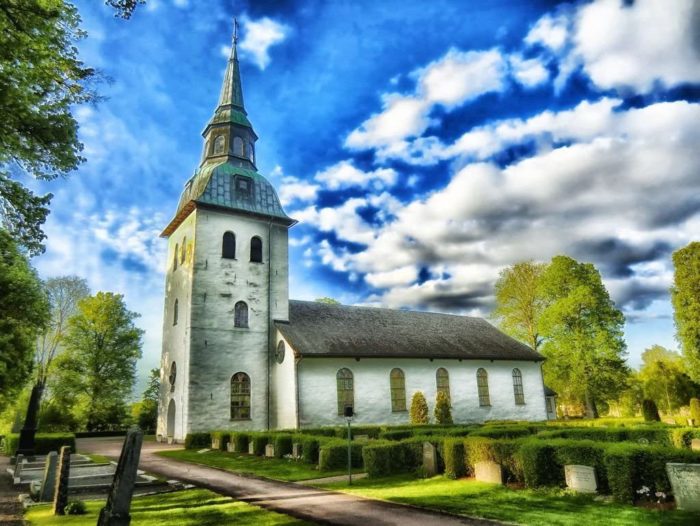 L'église de Värmland - Suède (1000 pièces)