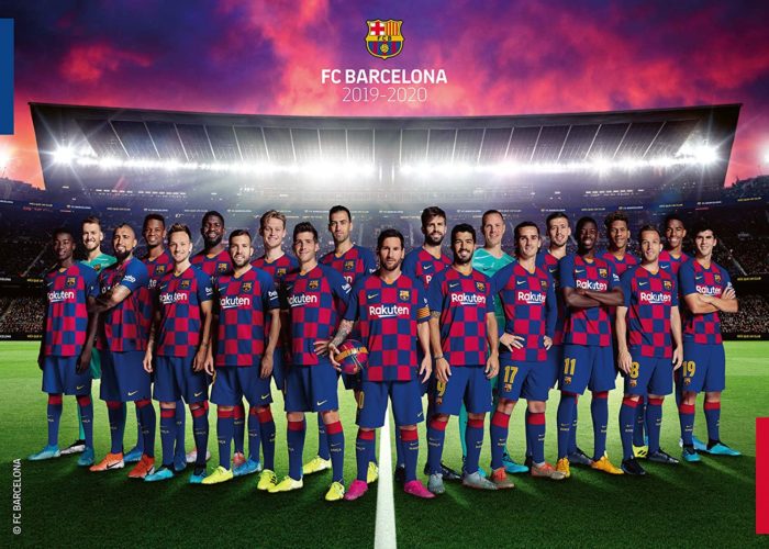 L'équipe du FC Barcelone (1000 pièces)