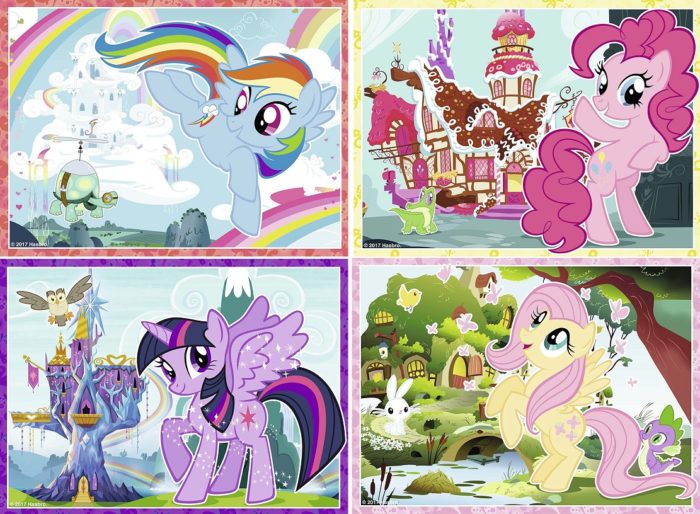 My Little Pony - Set de 4 puzzles (12, 16, 20, 24 pièces)