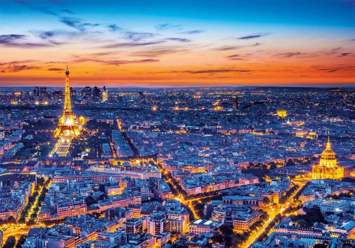 Paris au coucher du soleil 1500 pièces