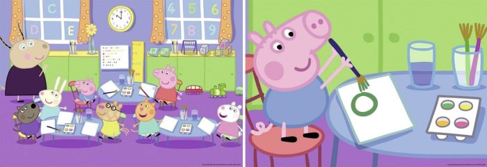 Peppa Pig - Set de 2 puzzles (2 x 24 pièces)
