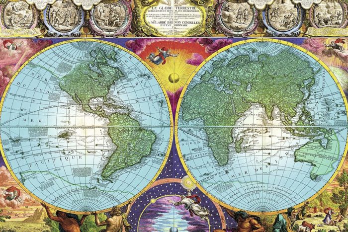 Puzzle planisphère du monde