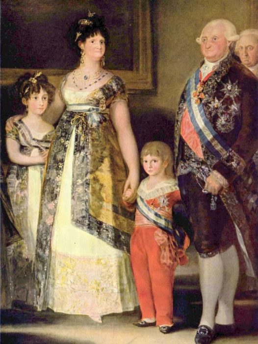 Portrait de la Famille Charles IV, détail 1000 Pieces