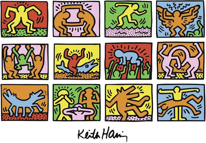 Retrospect, 1989 Keith Haring 1000 pièces