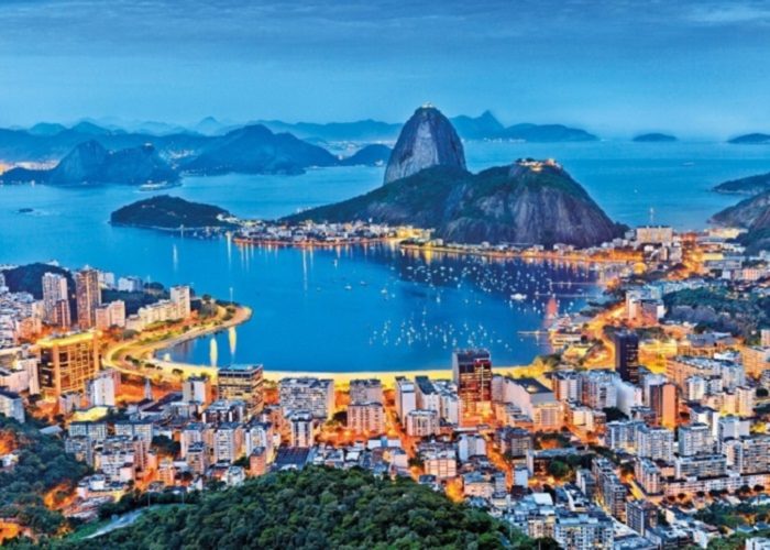 Rio de Janeiro à la tombée de la nuit (1000 pièces)