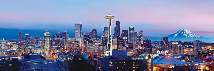 Seattle au format panorama (1000 pièces)