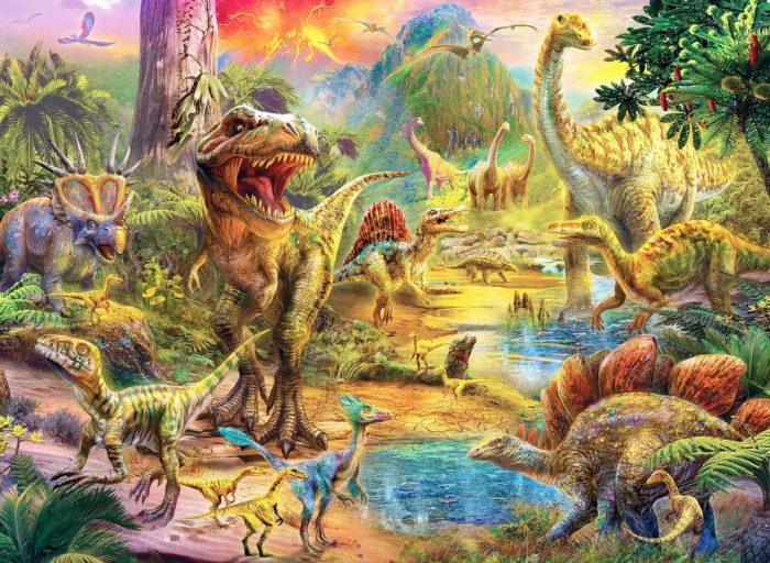 Terre de dinosaures (1000 pièces)