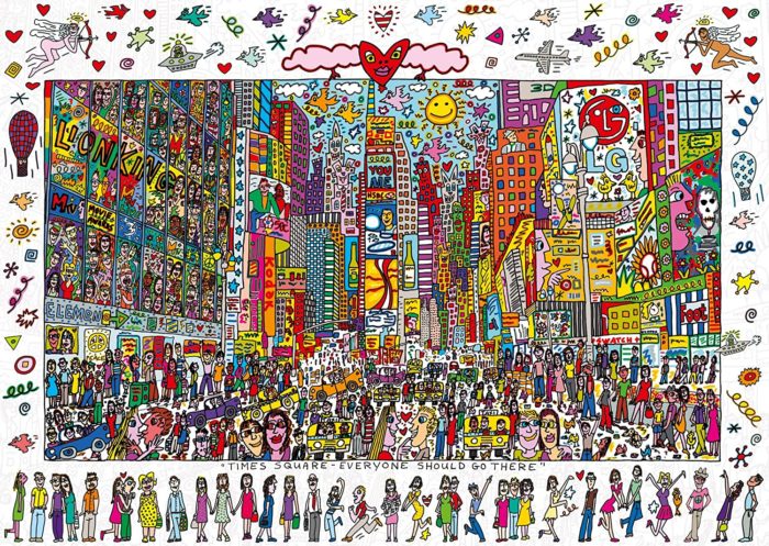 Times Square - James Rizzi - 1000 Pièces