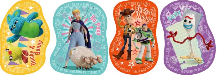 Toy Story 4 - Set de 4 puzzles (10, 12, 14, 16 pièces)