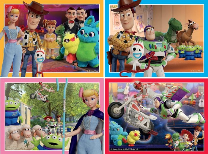 Toy Story 4 - Set de 4 puzzles (12, 16, 20, 24 pièces)