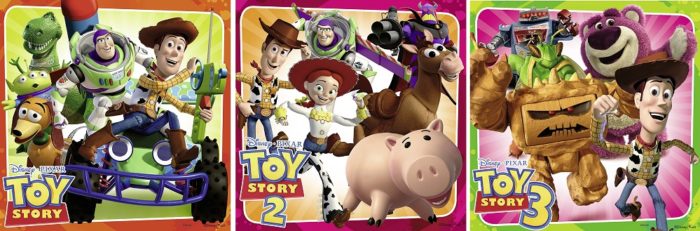 Toy Story - Set de 3 puzzles (3 x 49 pièces)