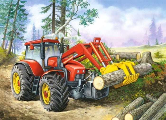 Tracteur du forestier (60 pièces)