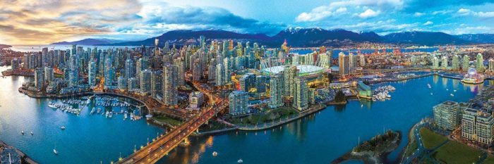 Vancouver au format panorama (1000 pièces)