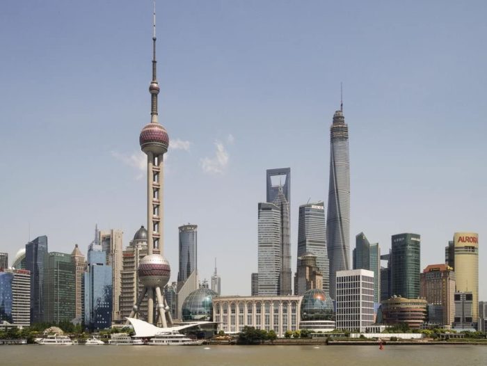 Vue sur les gratte-ciels de Shanghai (200 pièces)