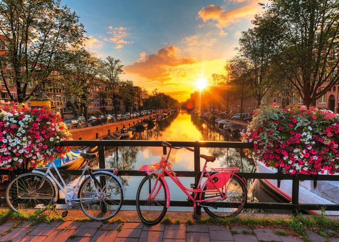 Vélos à Amsterdam 1000 pièces