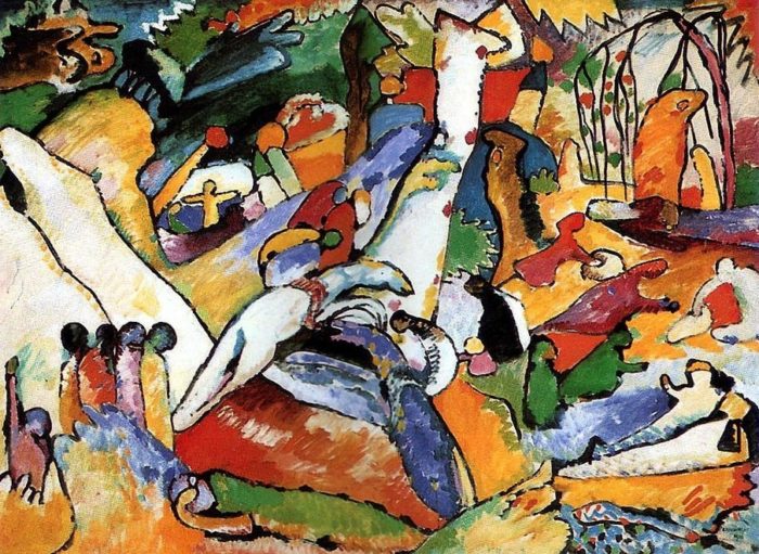 Wassily Kandinsky étude pour composition II
