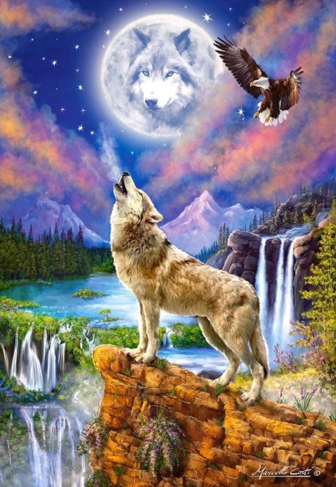 Wolf's Night Puzzle 1500 pièces