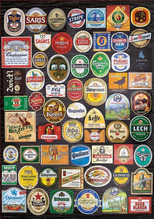 Étiquettes de bières (1500 pièces)