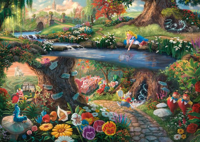 Alice au pays des merveilles (1000 pièces)