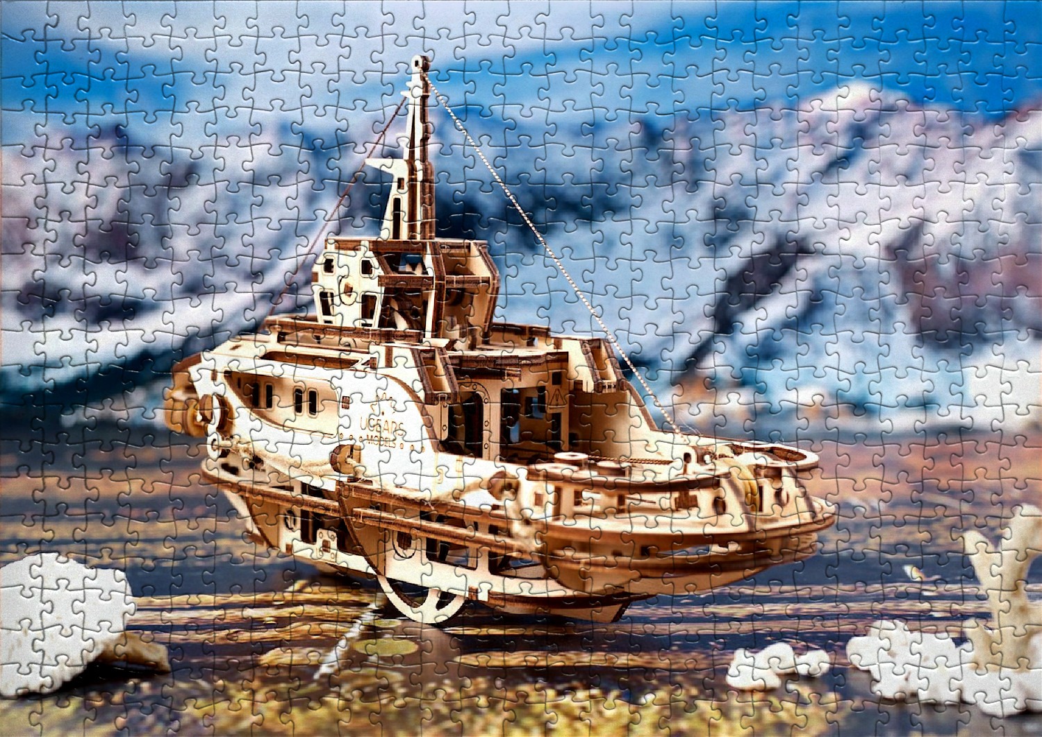Les bateaux en puzzles 3D - Liste de 12 puzzles