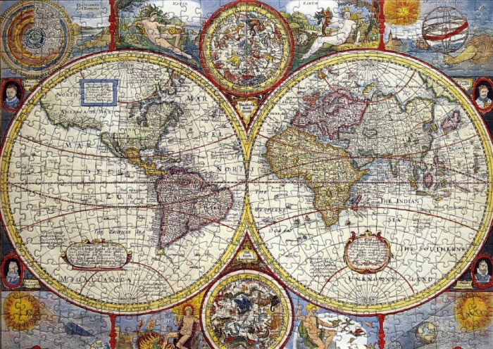 Mappemonde Puzzle - La Carte Du Monde