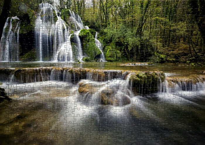 Cascades et chutes d'eau - Liste de 43 puzzles