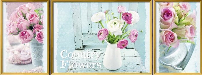 Country Flowers (1000 pièces)