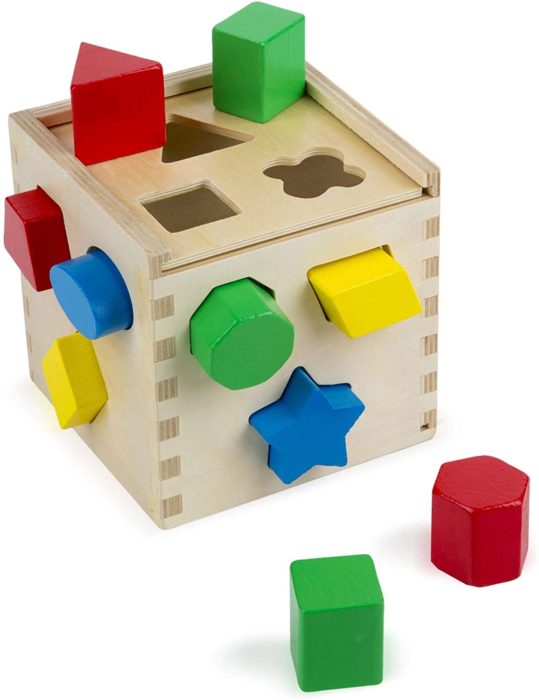 Cube de tri des formes (12 pièces)