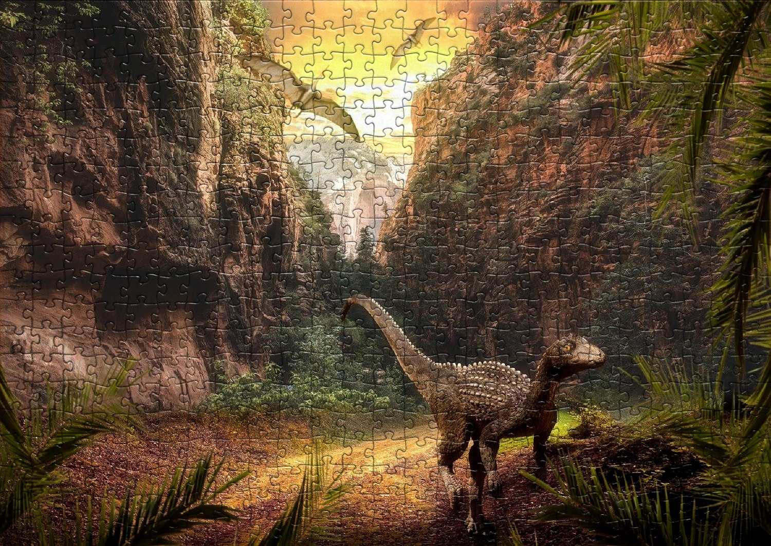 Les dinosaures - Liste de 43 puzzles