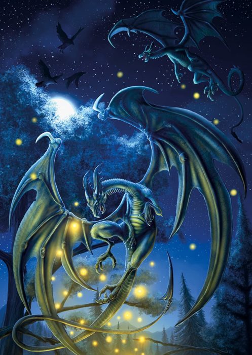 Dragons bleus (1000 pièces)