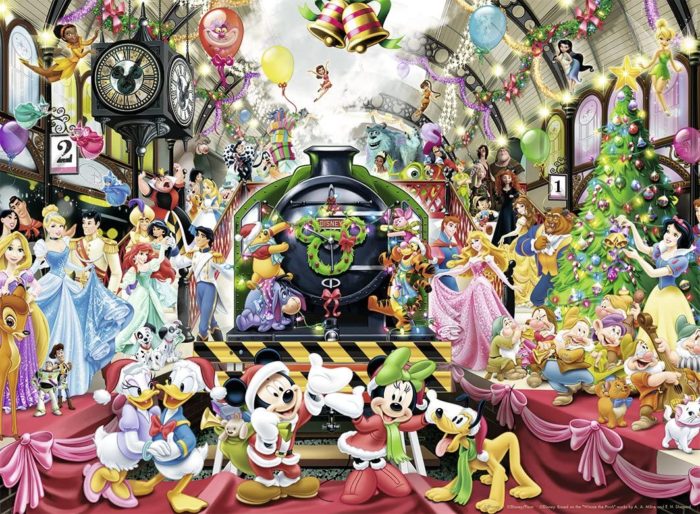Le train de Noël Disney (500 pièces)