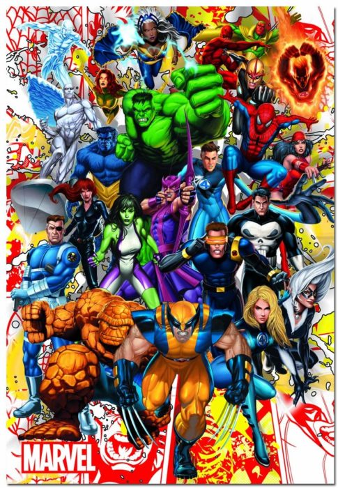 Les Héros de Marvel (500 pièces)