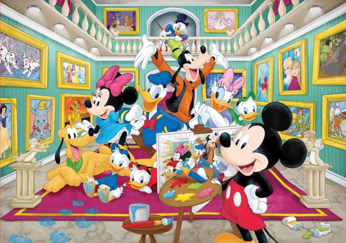 Mickey - La galerie d'art (1000 pièces)