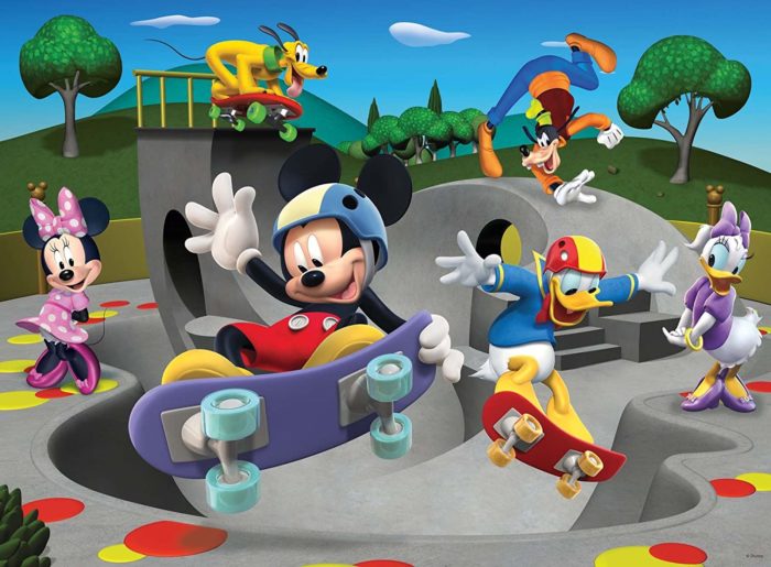 Mickey fait du skate (100 pièces)