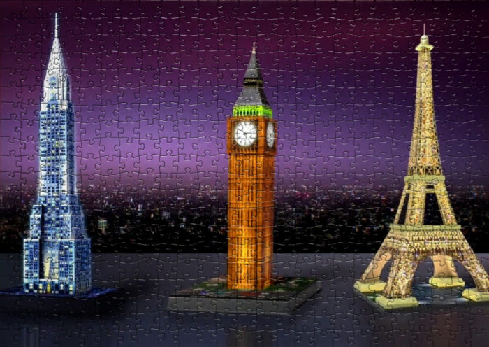 Les monuments célèbres en puzzles 3D - Liste de 60 puzzles