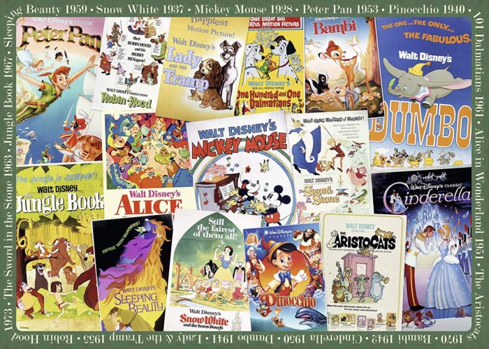 Posters Vintage Disney (1000 pièces)