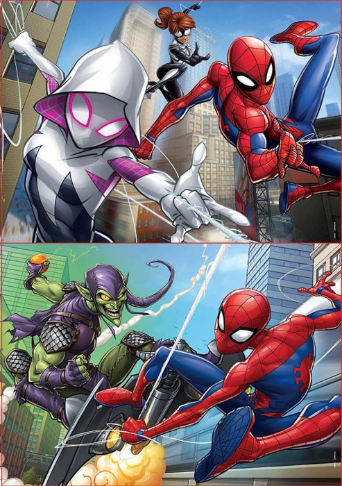 Spiderman - Set de 2 puzzles (2 x 48 pièces)