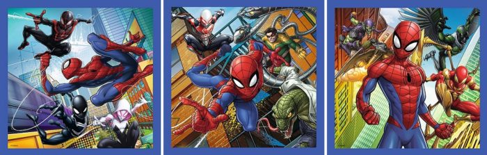 Spiderman - Set de 3 puzzles (20, 36, 50 pièces)