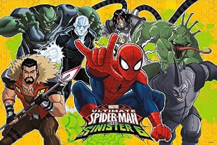 Spiderman vs Les Sinistres Six (260 pièces)