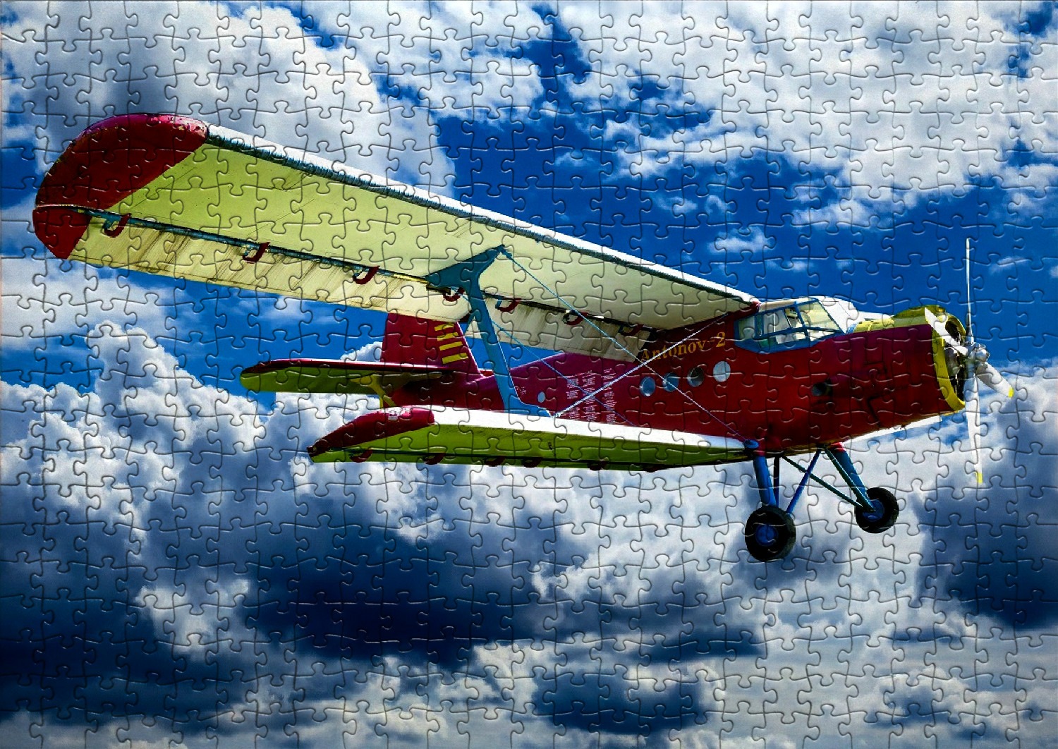 Les avions - Liste de 28 puzzles