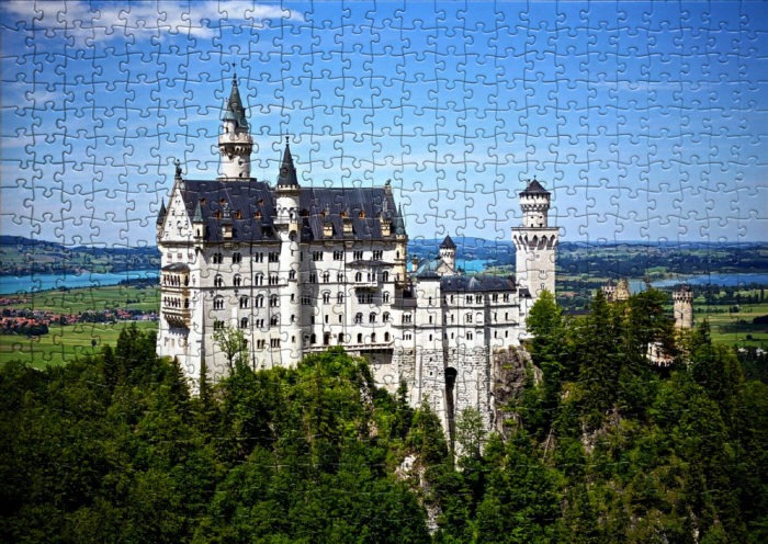 Les châteaux - Liste de 61 puzzles