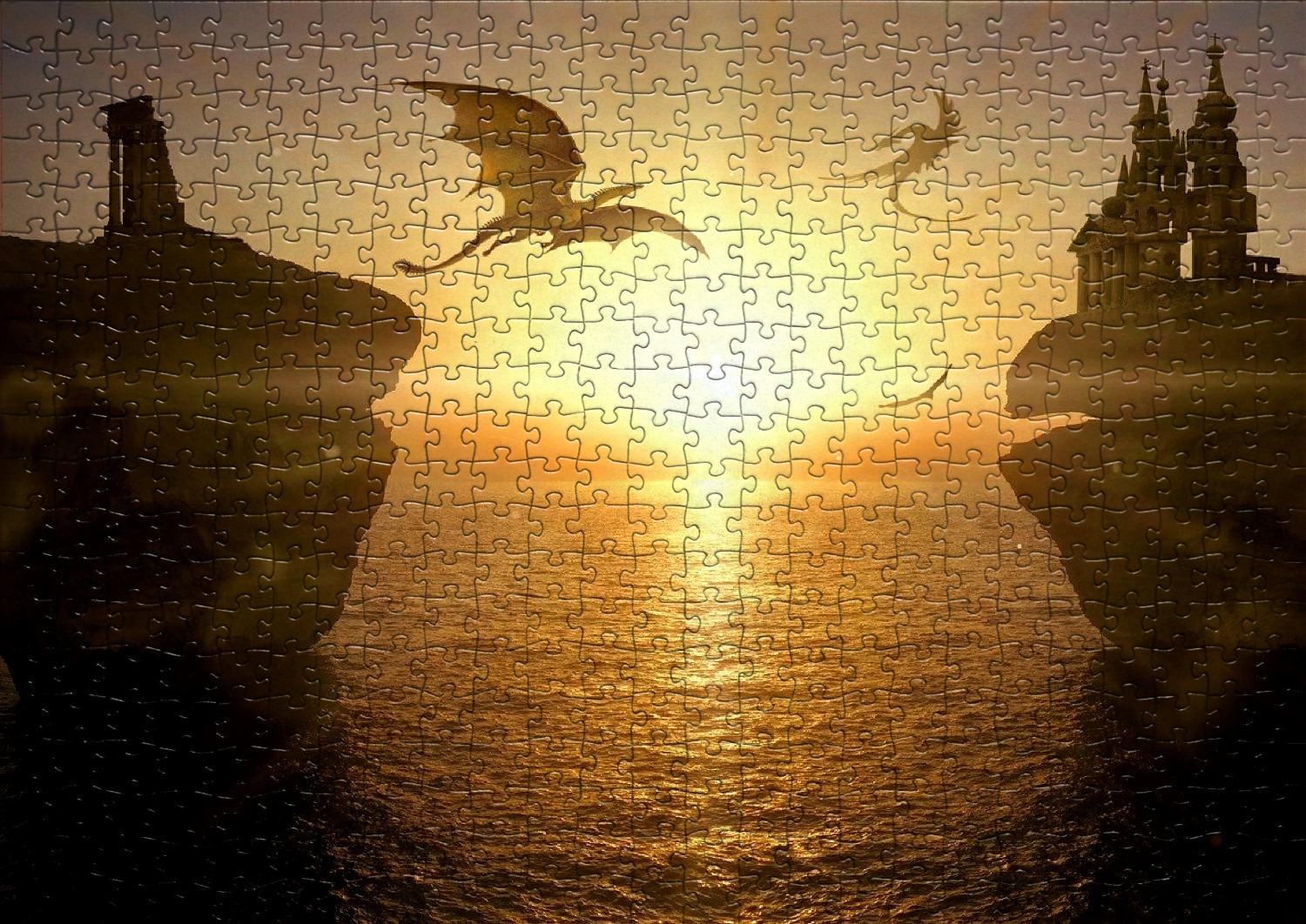 Dragons - Liste de 35 puzzles
