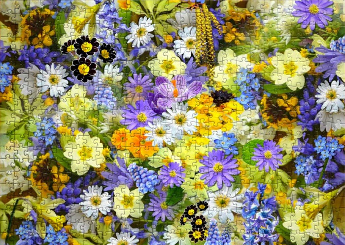 Les fleurs - Liste de 75 puzzles