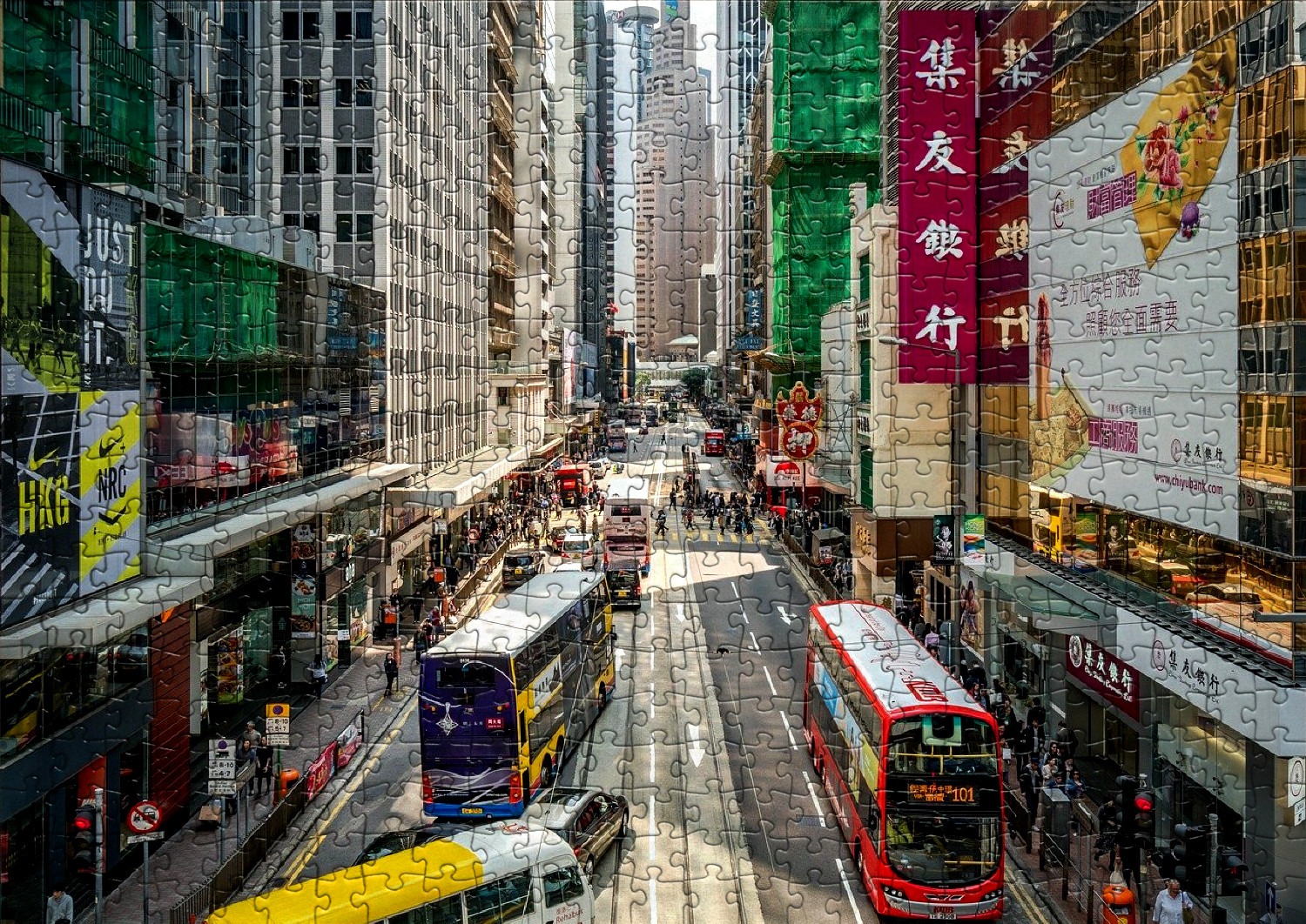 Hong Kong - Liste de 10 puzzles