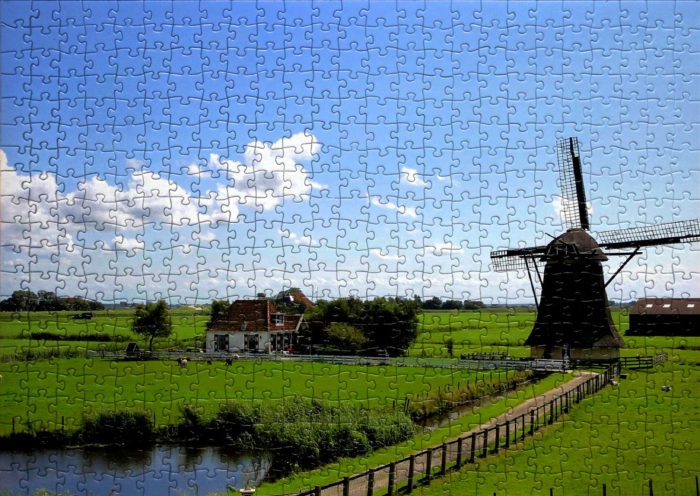 Les moulins - Liste de 14 puzzles