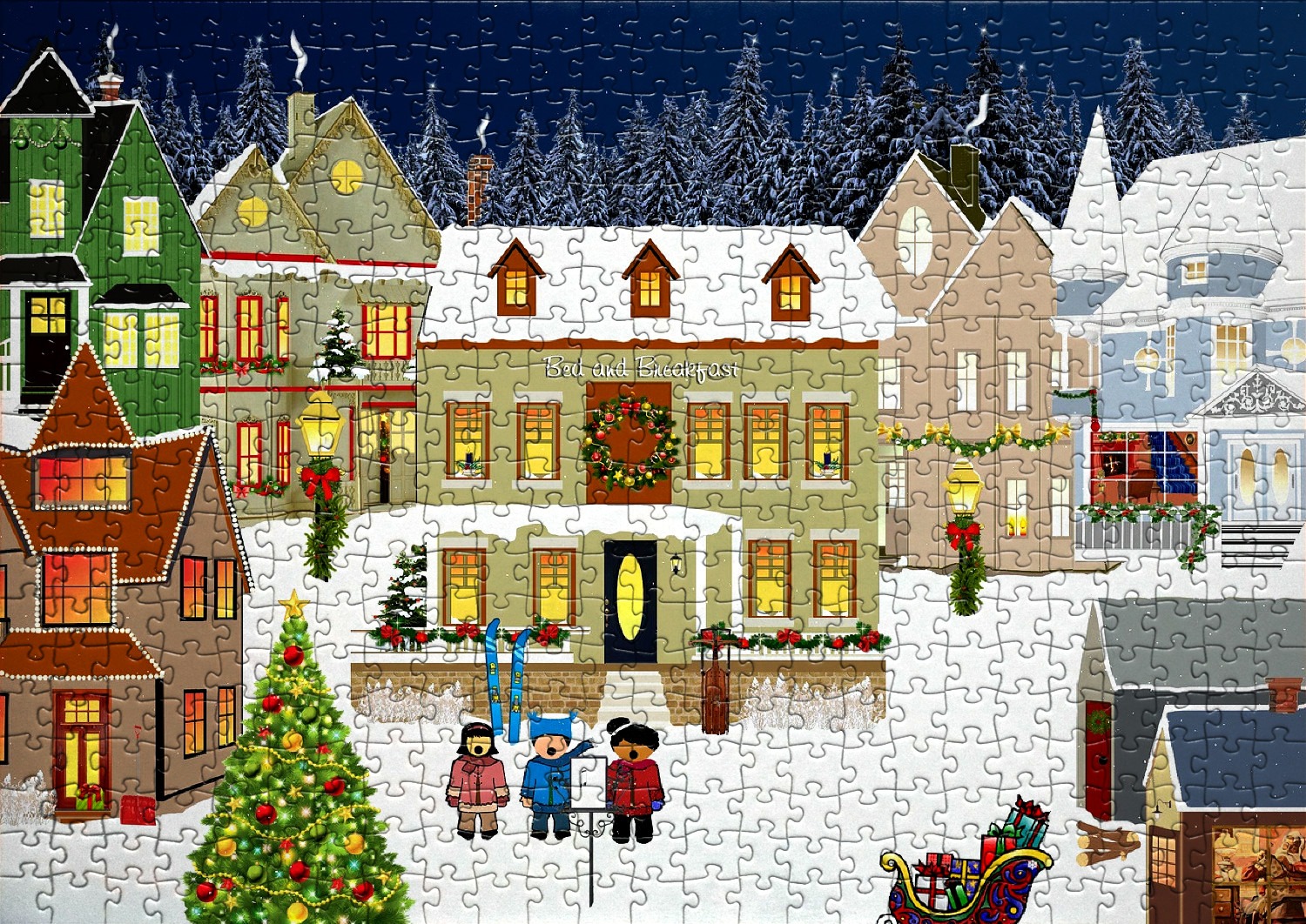 Noël et le père Noël - Liste de 34 puzzles