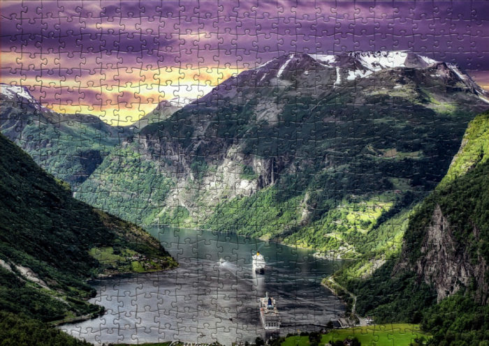 La Norvège - Liste de 38 puzzles